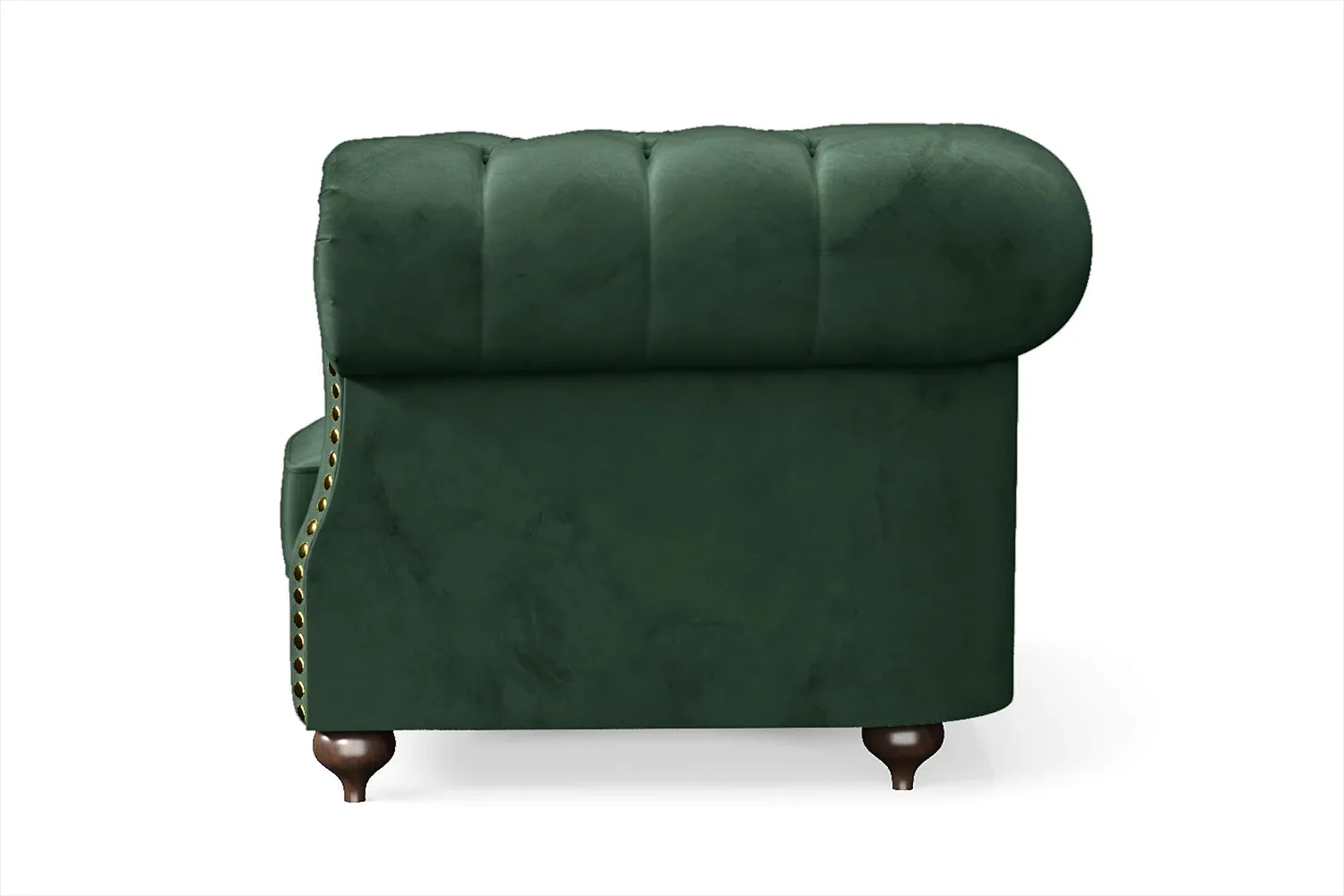 Bitonto Armchair Green Velvet