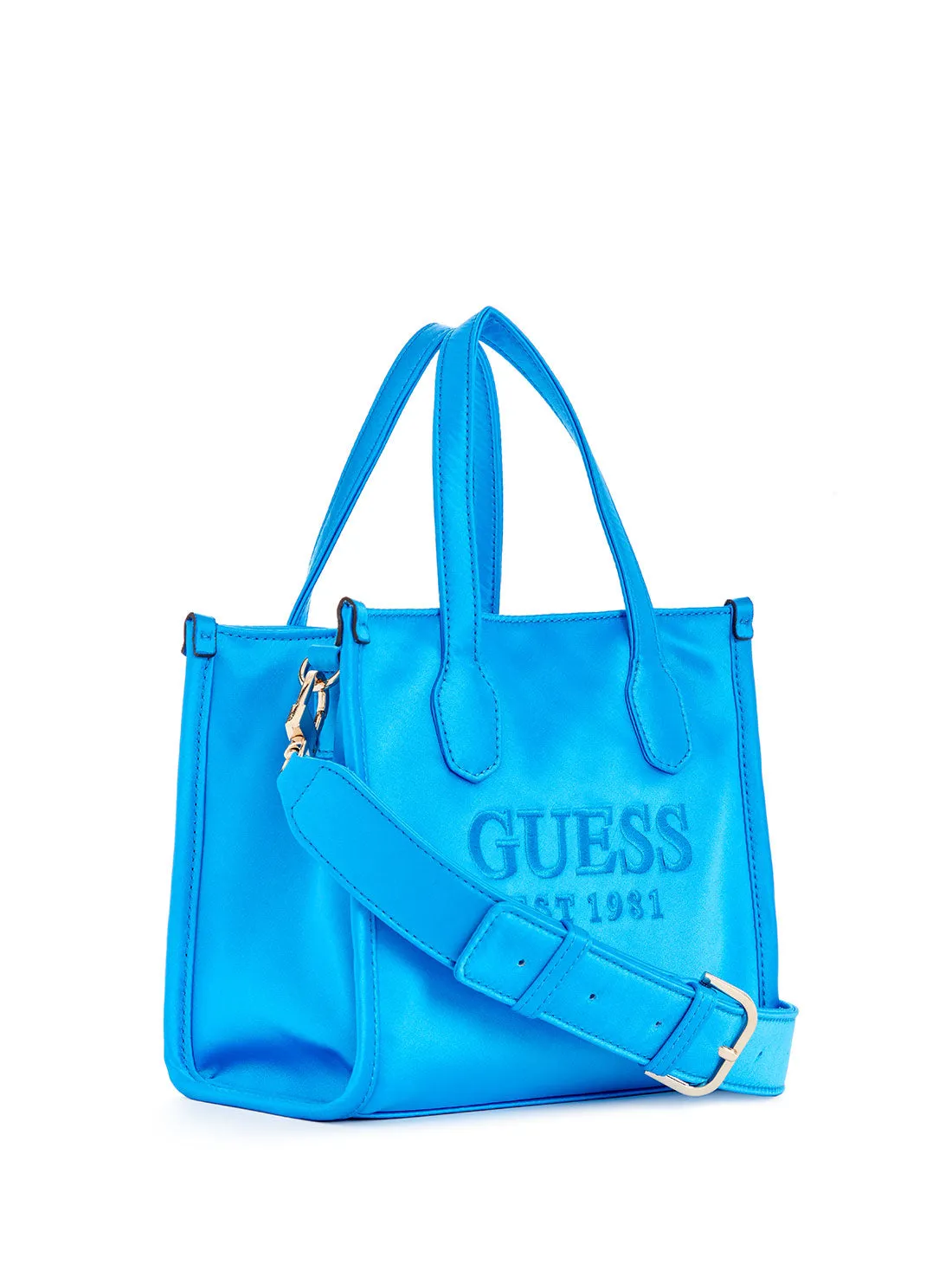 Blue Silvana Mini Tote Bag