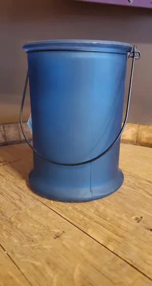 Blue Tall Candle Holder