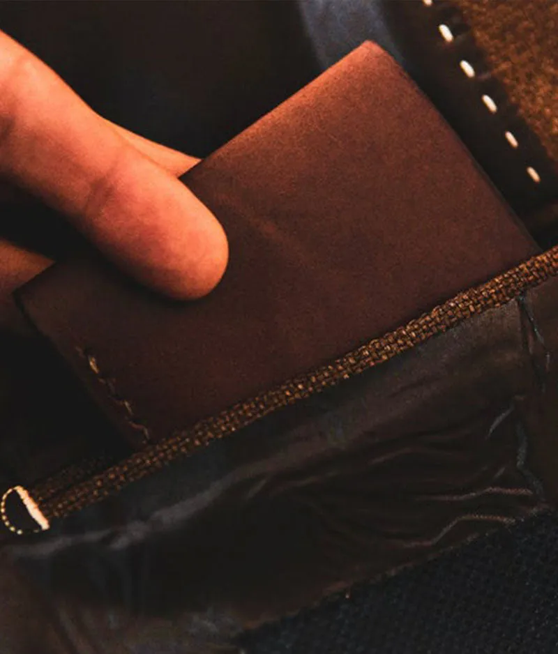 Brown Leather Bifold Wallet - Magnate