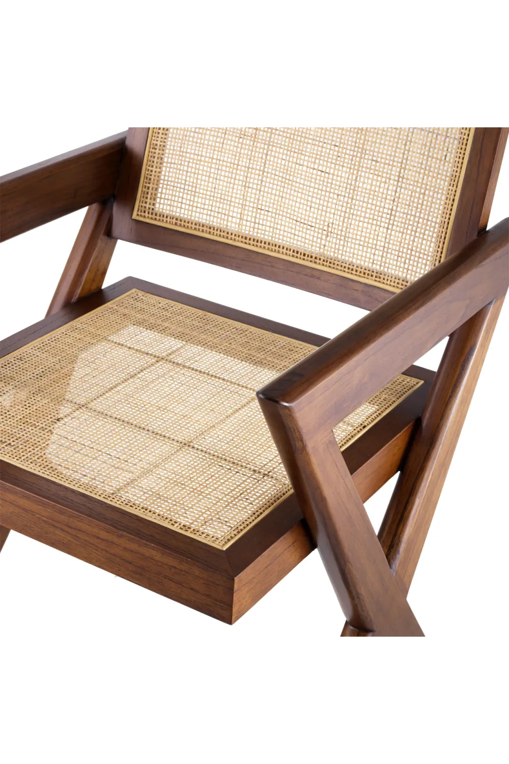 Brown Rattan Dining Armchair | Eichholtz Augustin