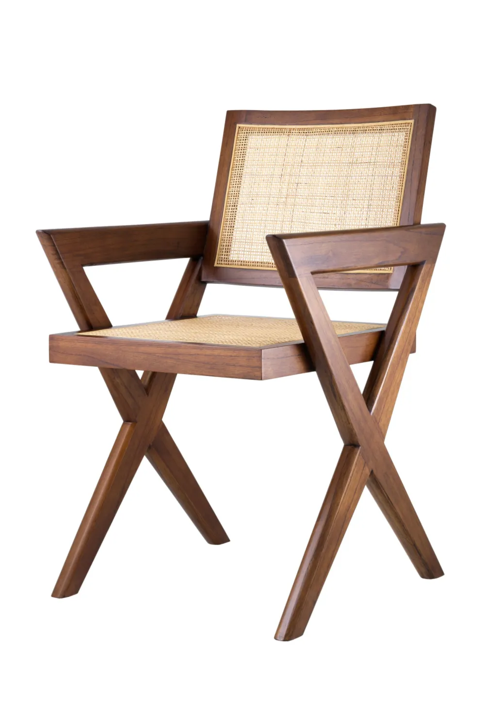 Brown Rattan Dining Armchair | Eichholtz Augustin