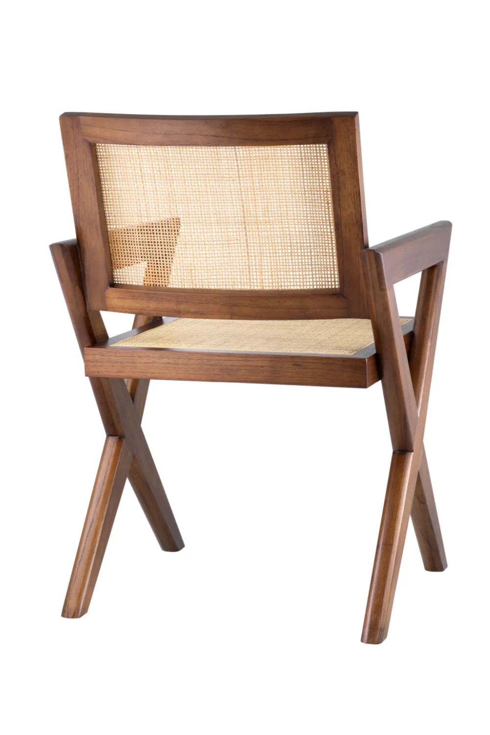 Brown Rattan Dining Armchair | Eichholtz Augustin