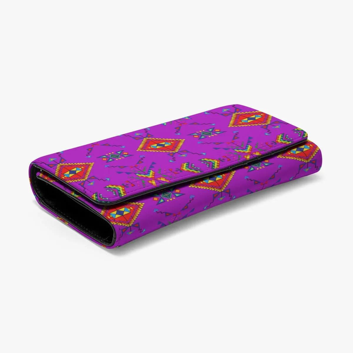 Buffalo Jump Purple Foldable Wallet