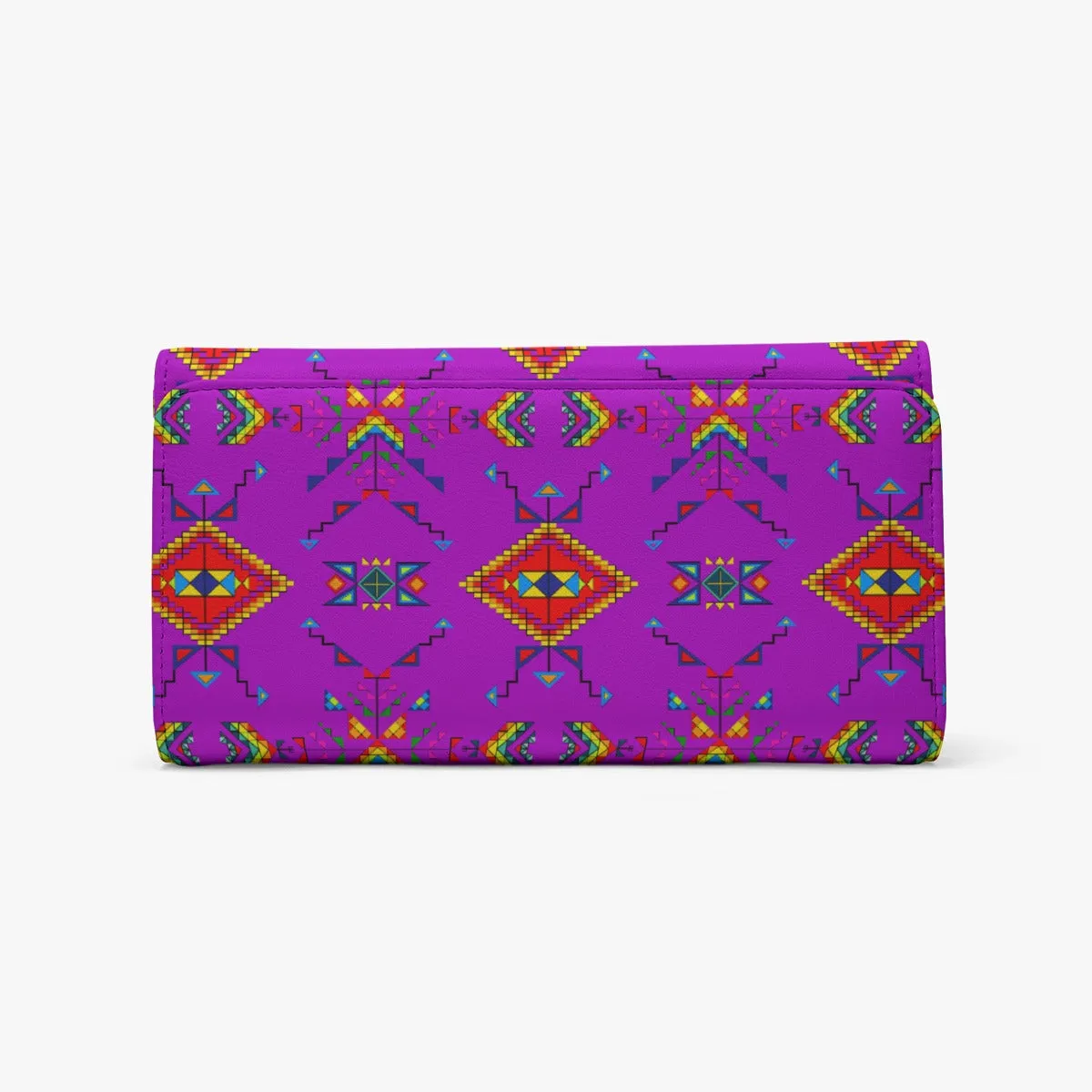 Buffalo Jump Purple Foldable Wallet