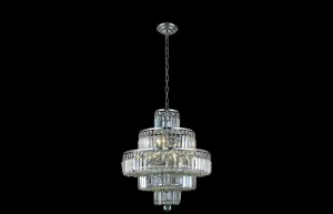 C121-2038D20C/RC - Regency Lighting: Maxime 13 light Chrome Chandelier Clear Royal Cut Crystal