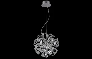 C121-2068D22C/EC - Regency Lighting: Tiffany 13 light Chrome Chandelier Clear Elegant Cut Crystal