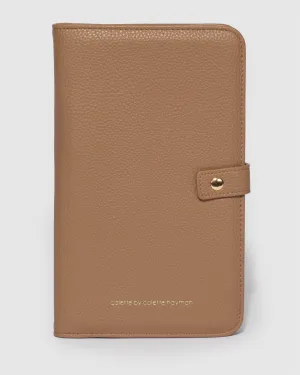 Caramel Giselle Travel Wallet