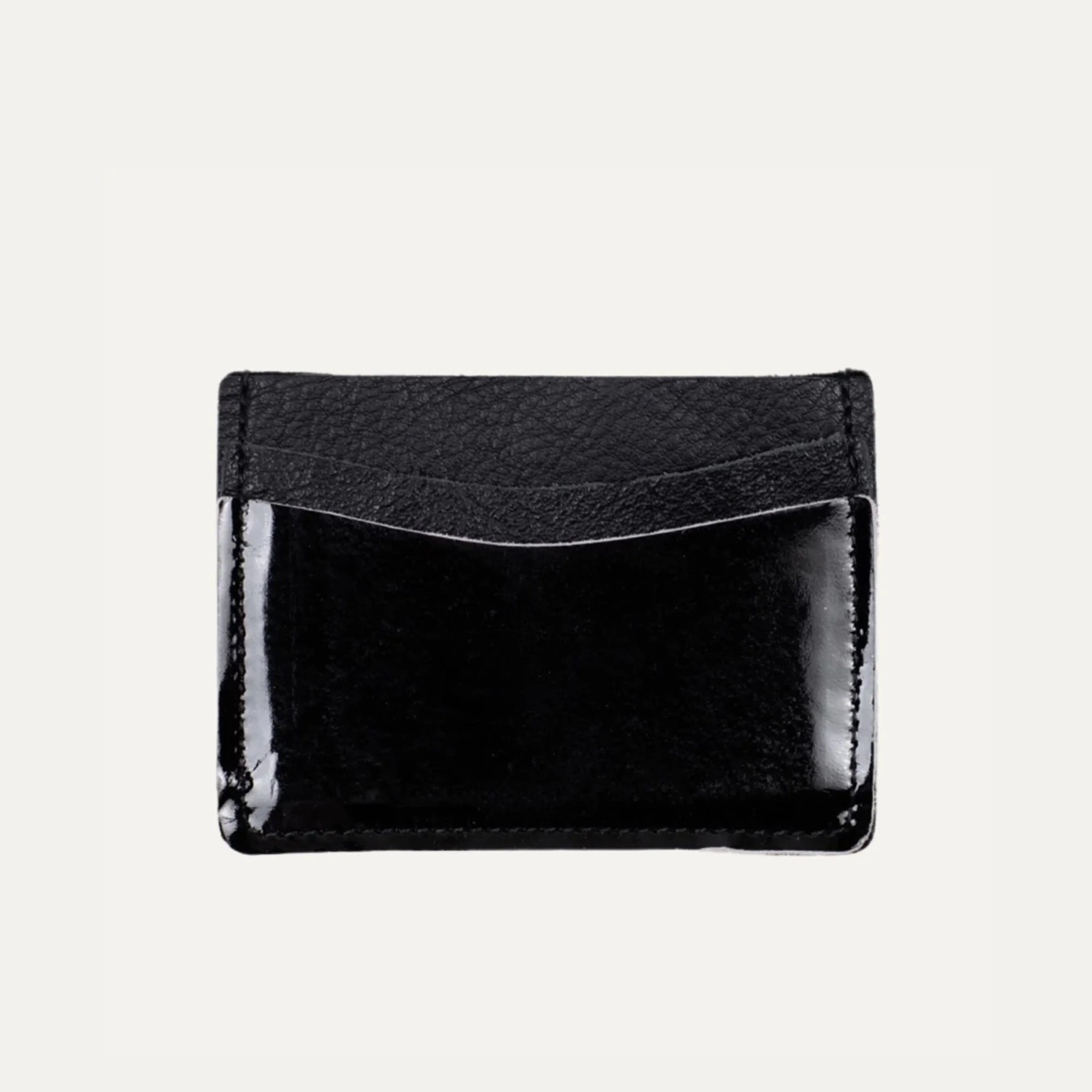 Card Holder | Black Patent Leather