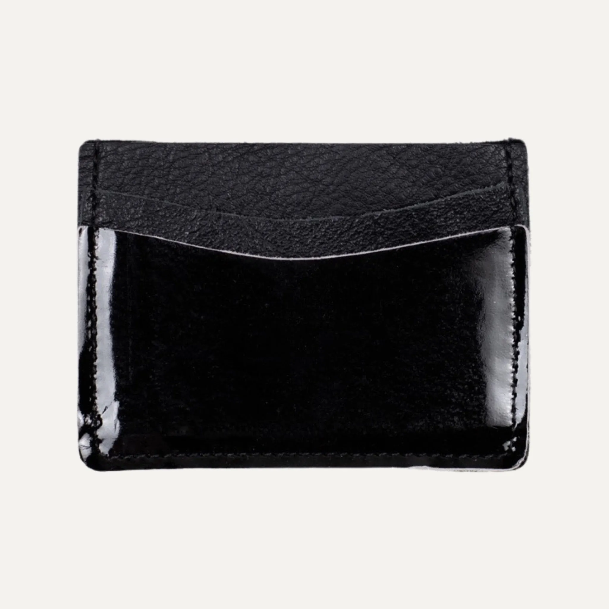 Card Holder | Black Patent Leather