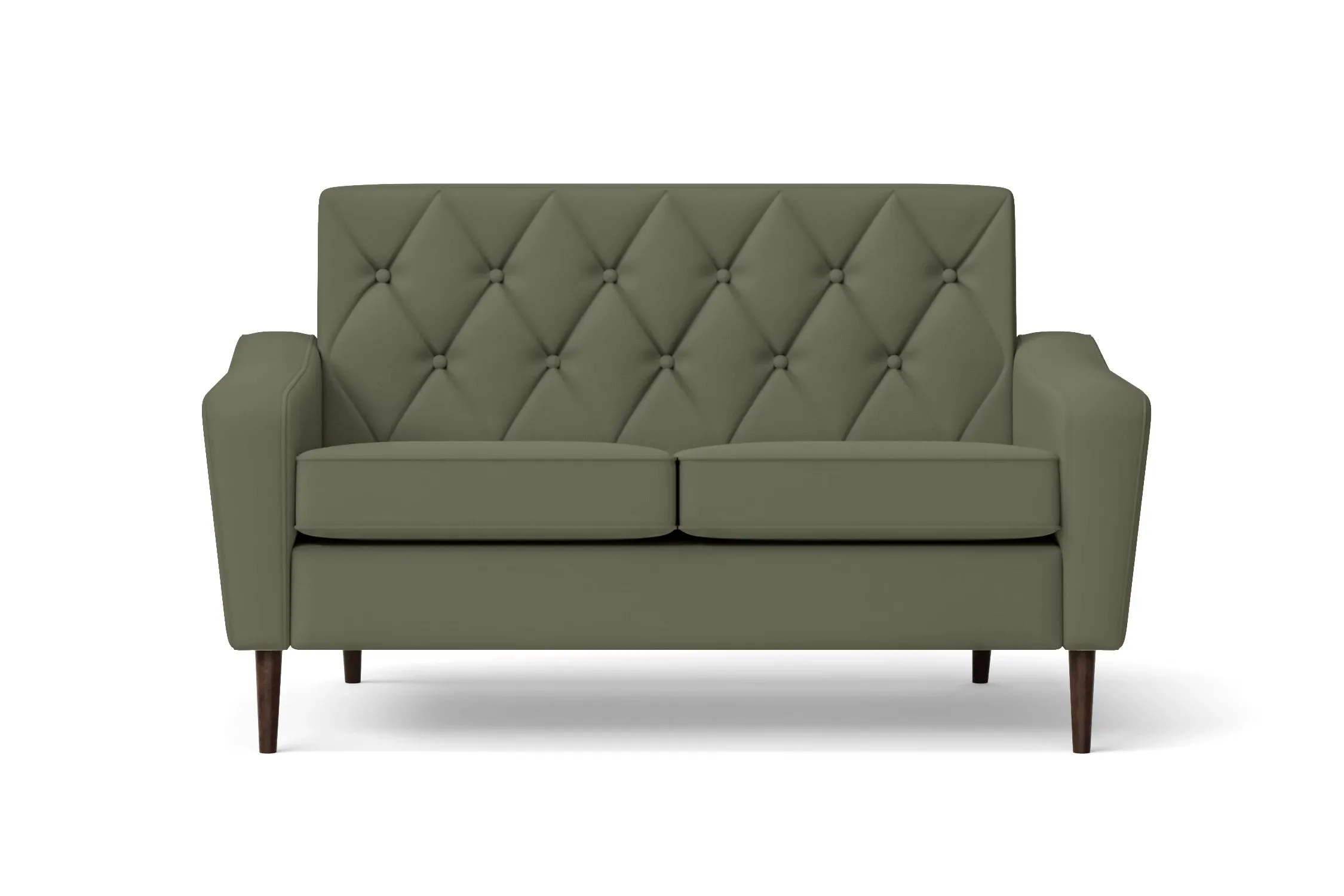 Carpi 2 Seater Sofa Sage Leather