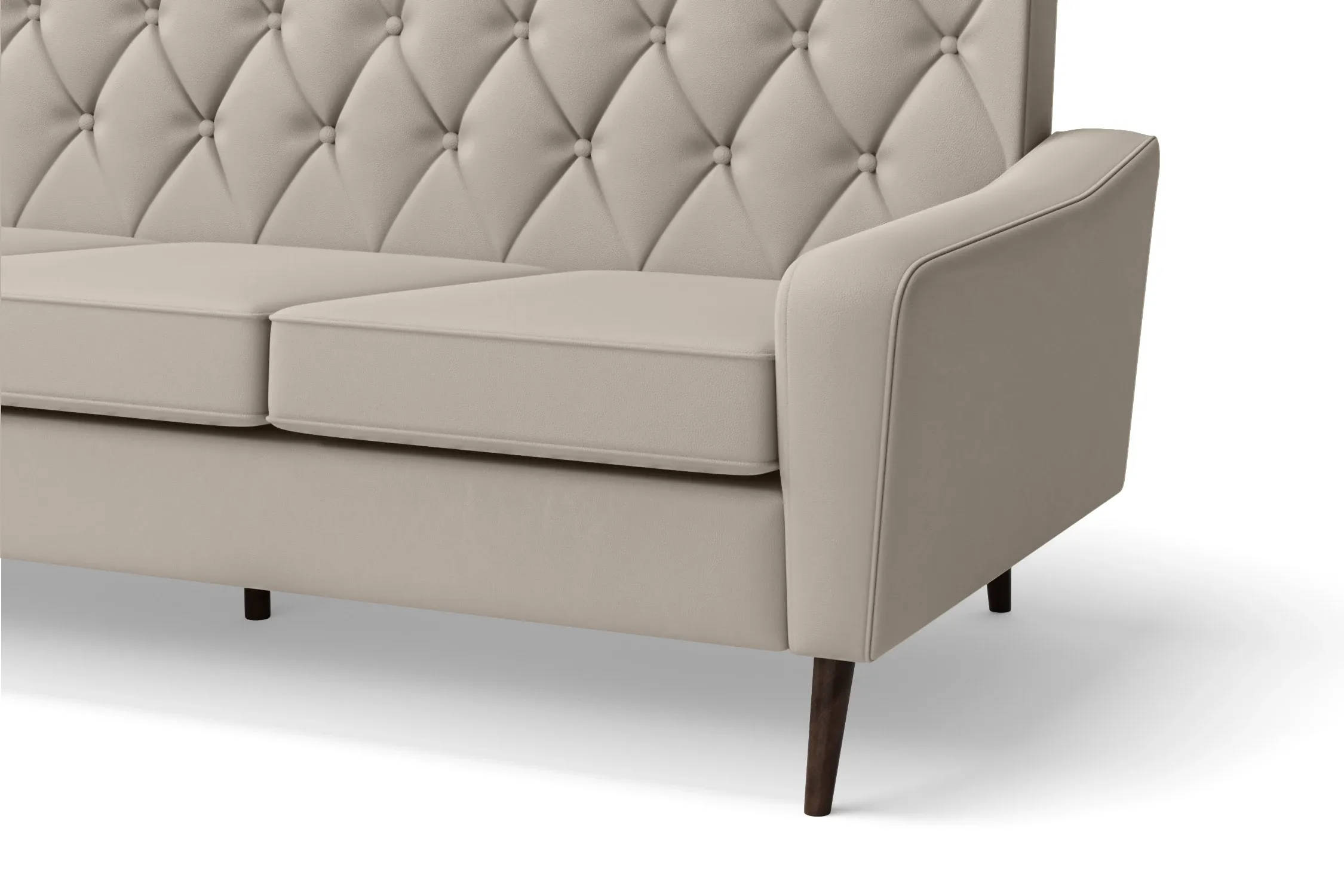 Carpi 3 Seater Sofa Sand Leather