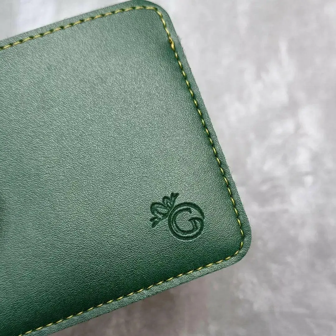 Carry Your Style Vegan Leather Wallet - Green