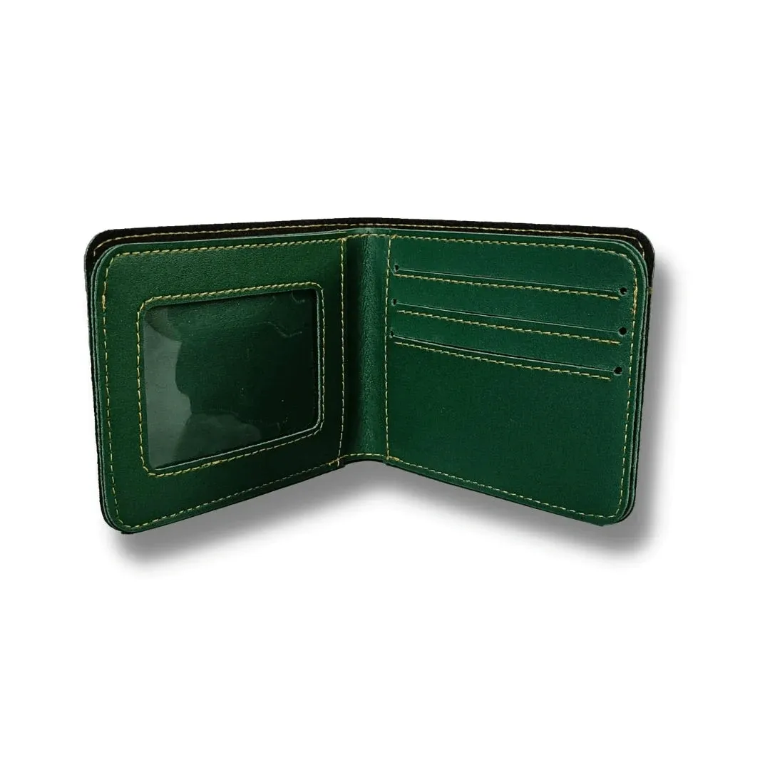 Carry Your Style Vegan Leather Wallet - Green