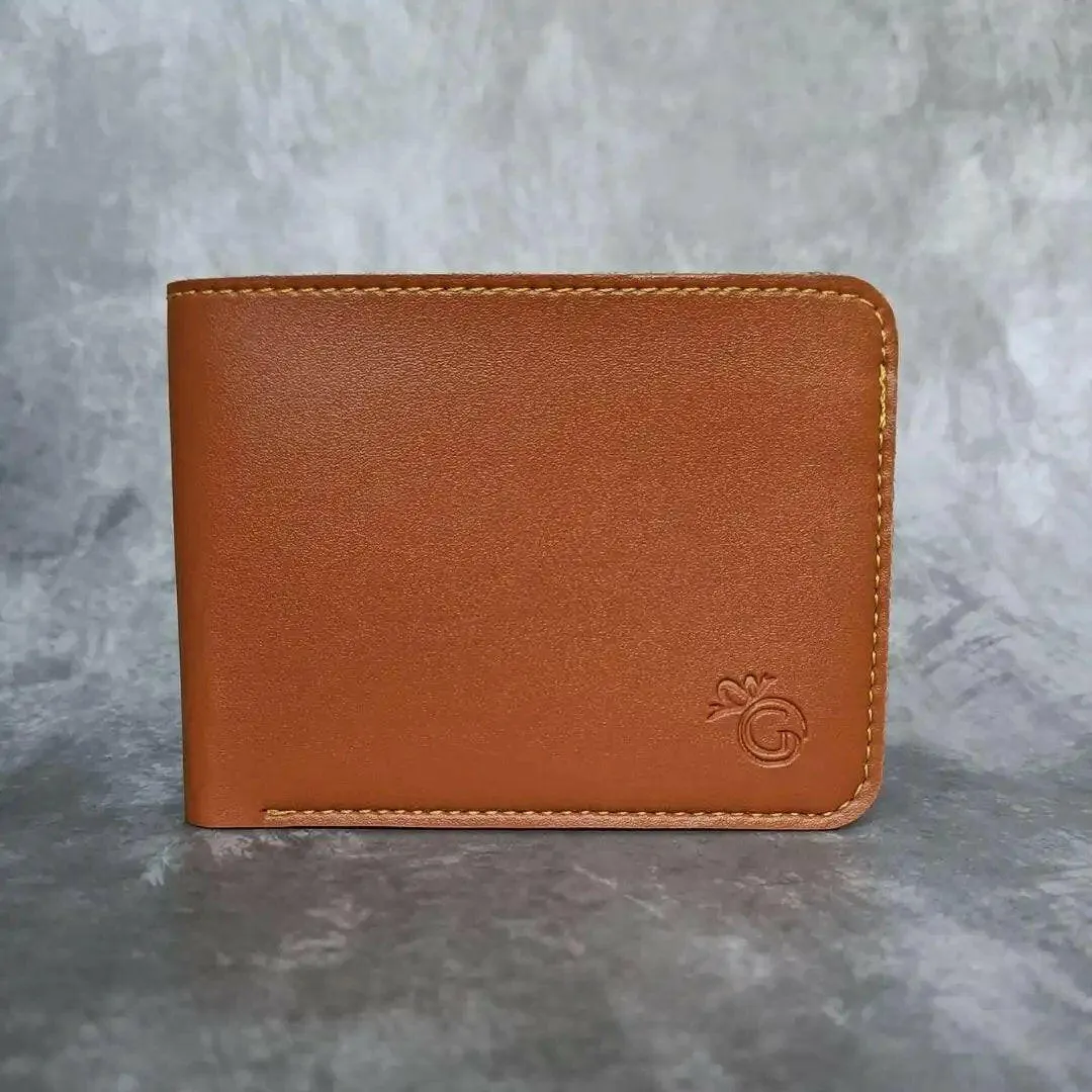 Carry Your Style Vegan Leather Wallet - Tan