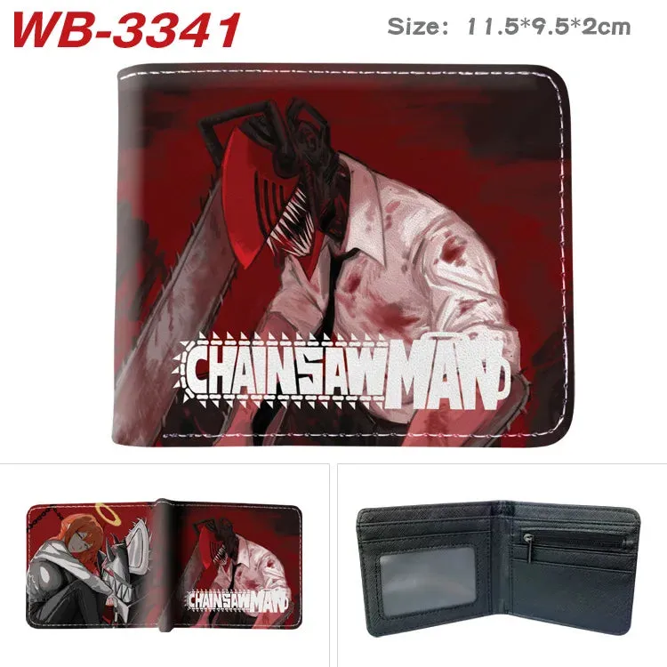 Chainsaw Man Animation Derivative Cartoon Wallet Coin Purse with Card Holder