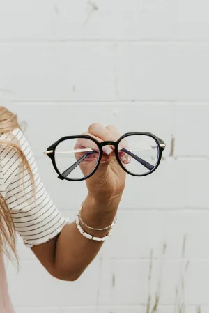 Charming Blue Light Glasses-Black