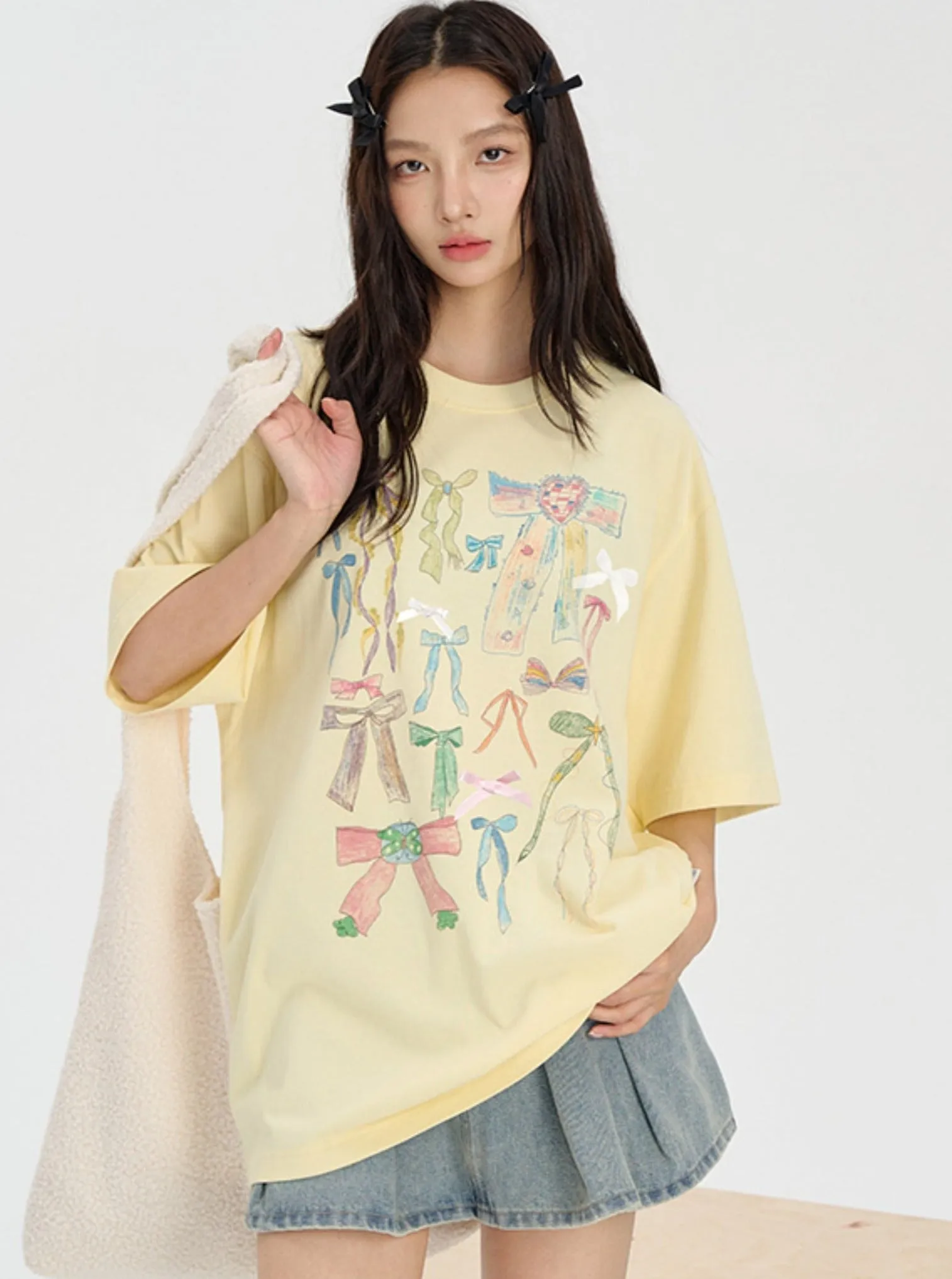 Charming Bow Graphic Tee