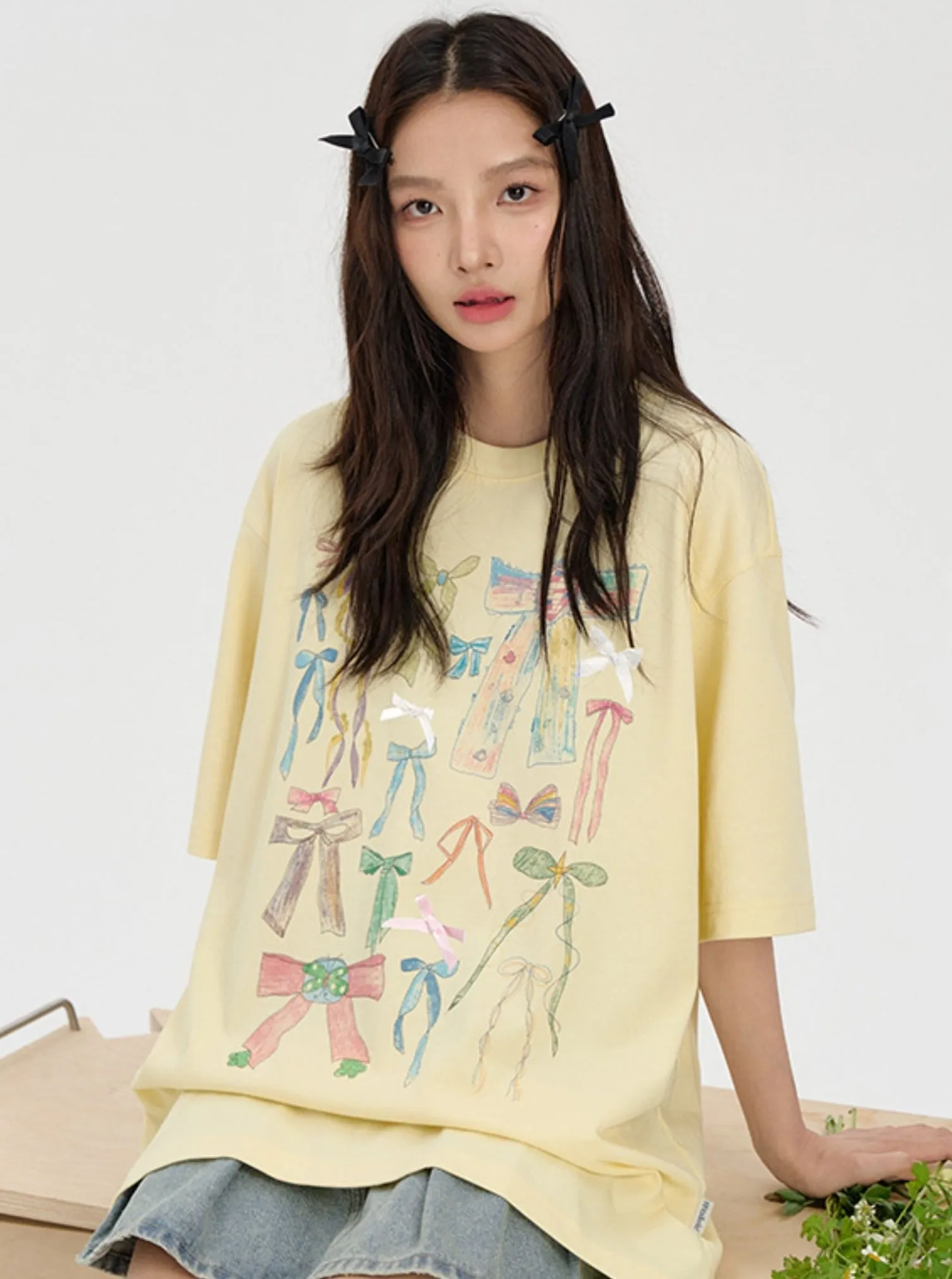 Charming Bow Graphic Tee