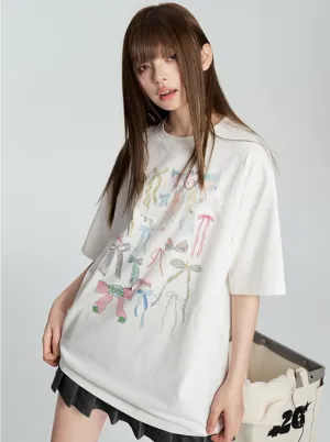 Charming Bow Graphic Tee