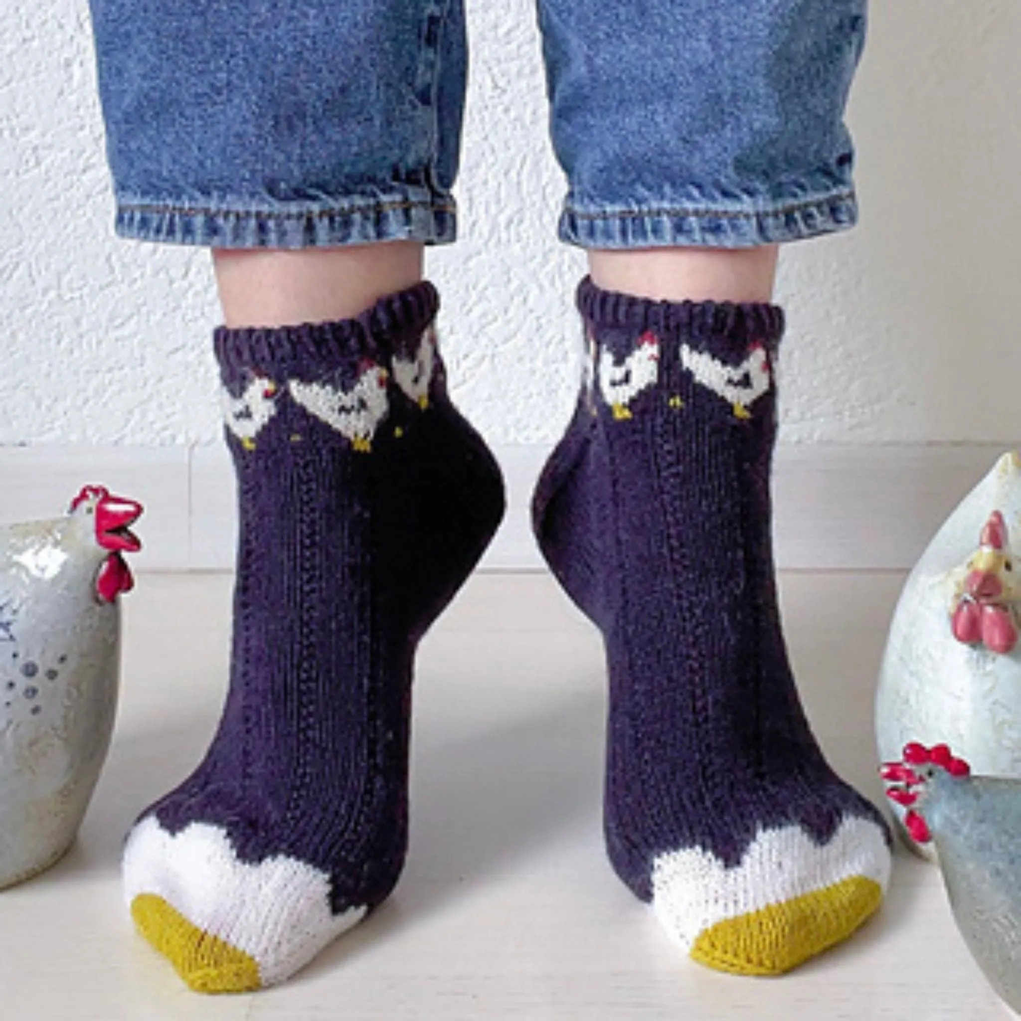 Charming Colorwork Socks by Charlotte Stone