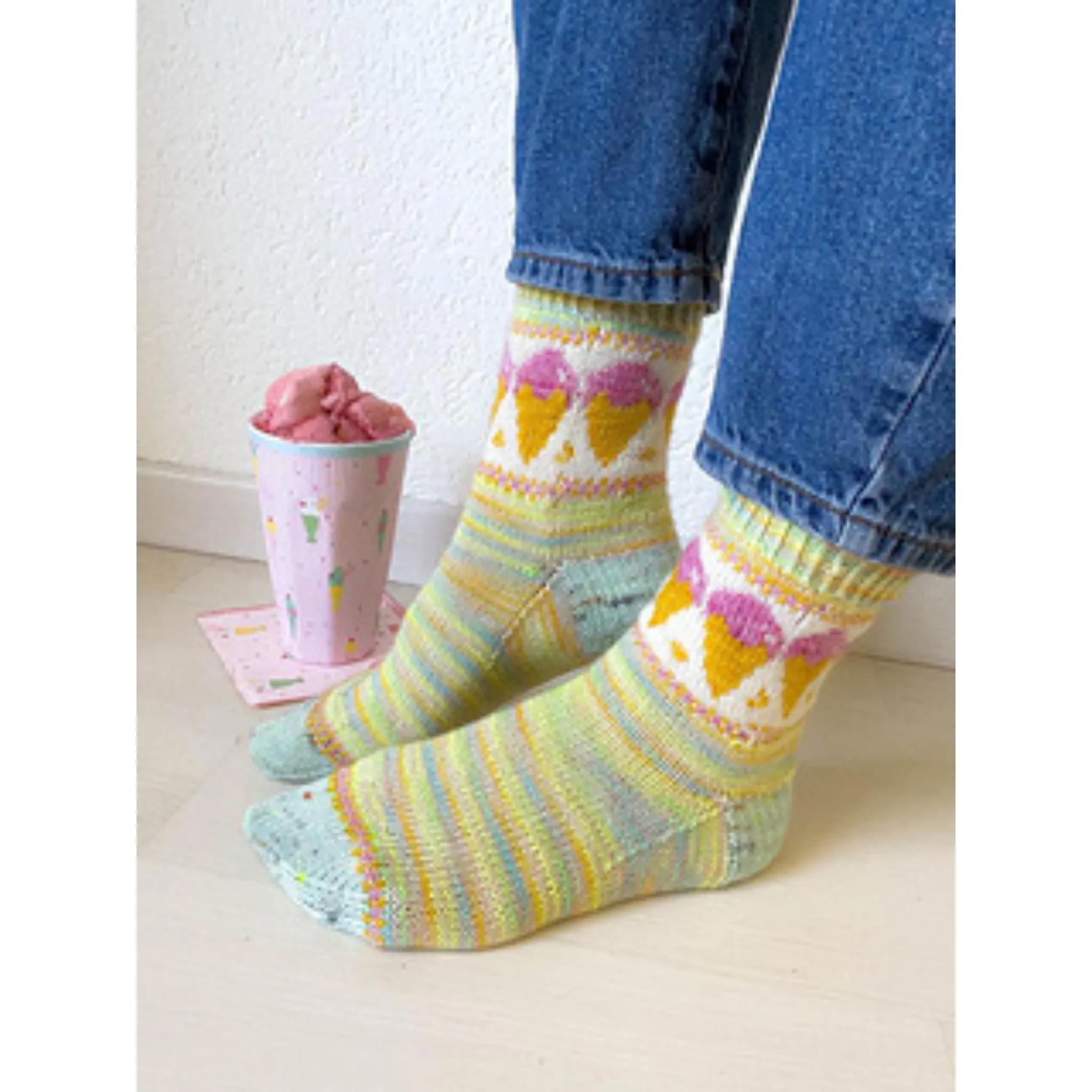 Charming Colorwork Socks by Charlotte Stone