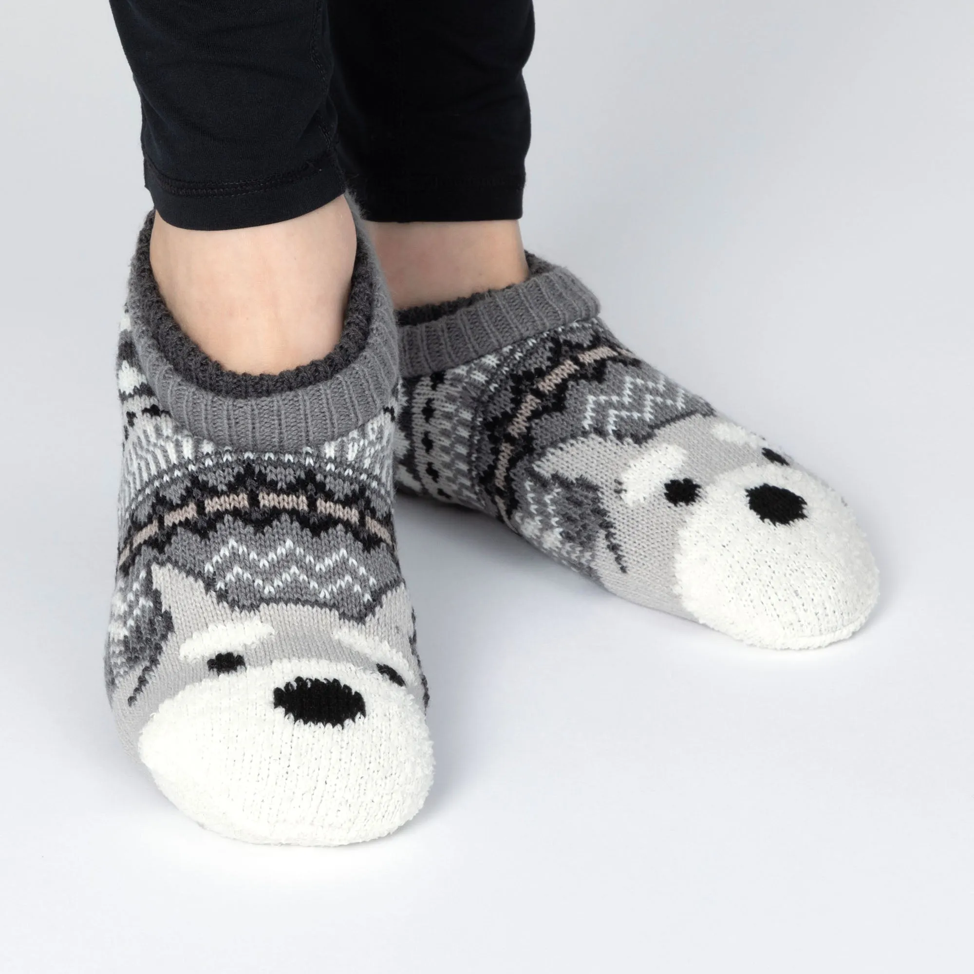 Charming Critter Cuffed Slipper Socks