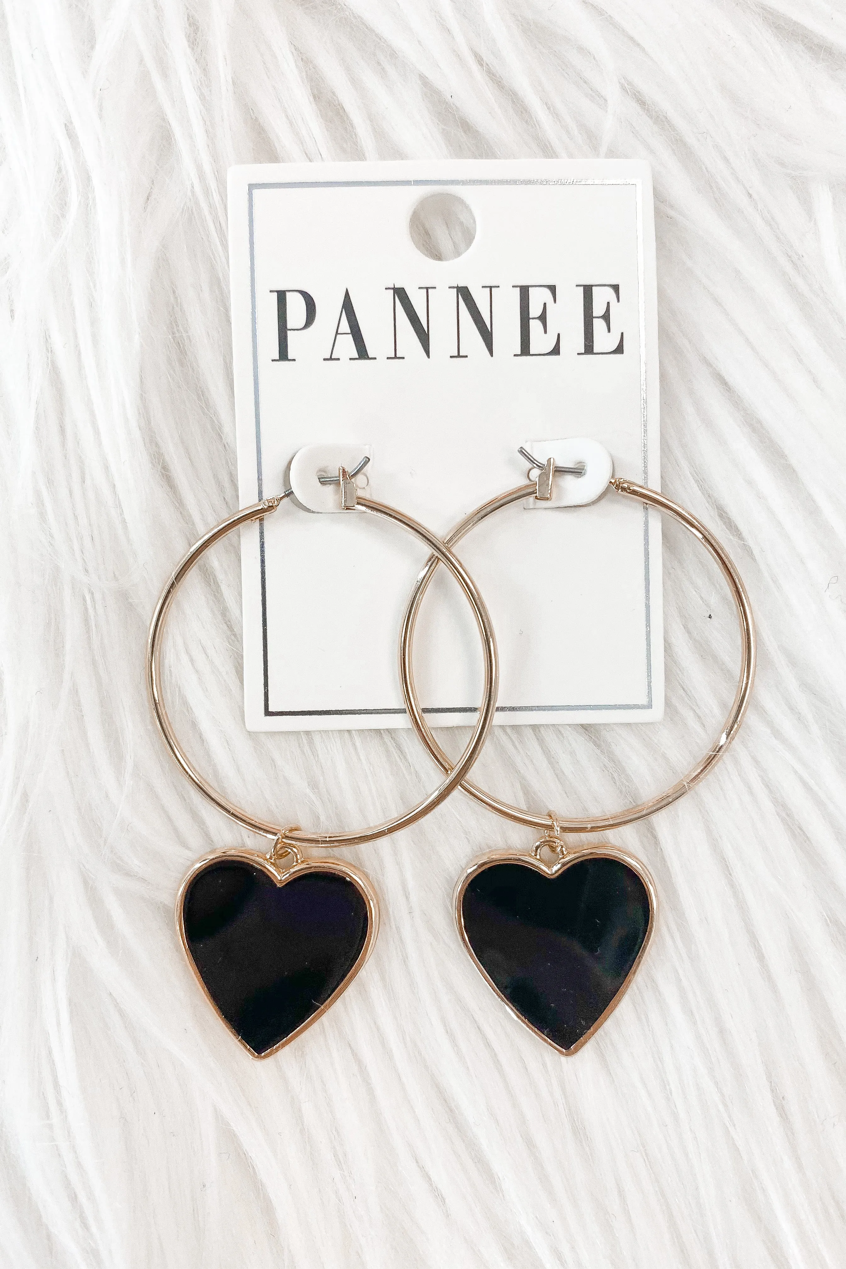 Charming Heart Hoop Earrings