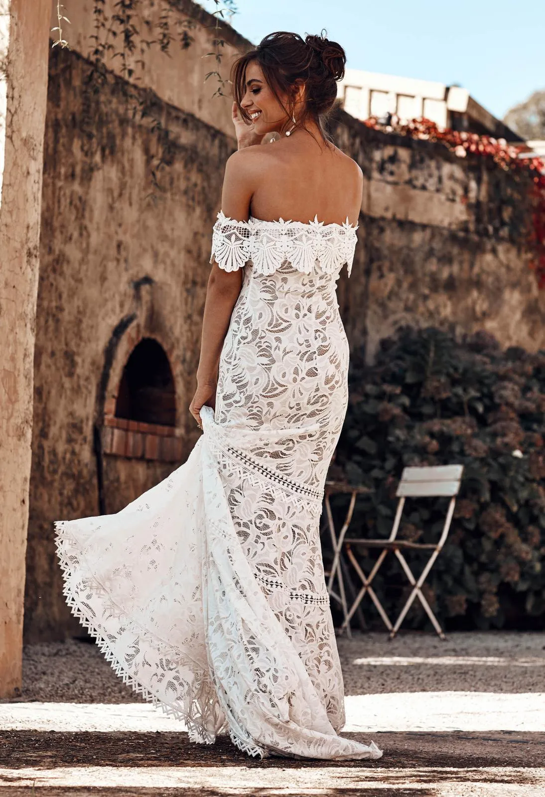 Charming  Lace Mermaid Wedding Dress