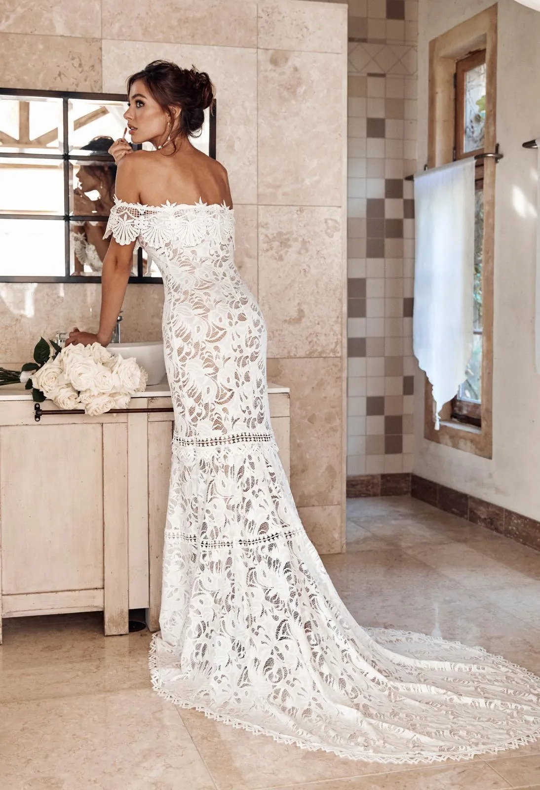 Charming  Lace Mermaid Wedding Dress