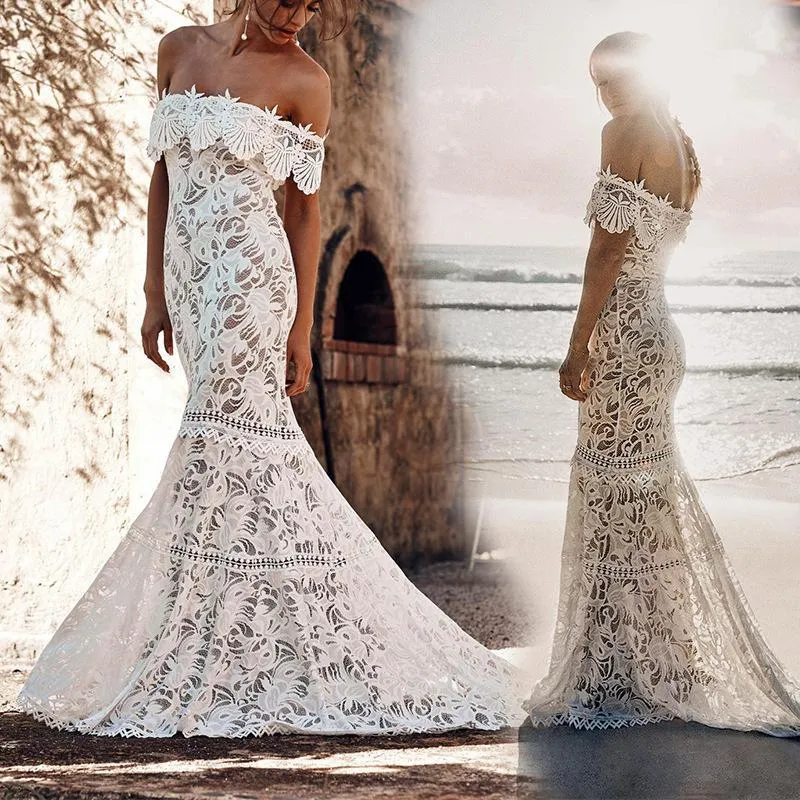 Charming  Lace Mermaid Wedding Dress