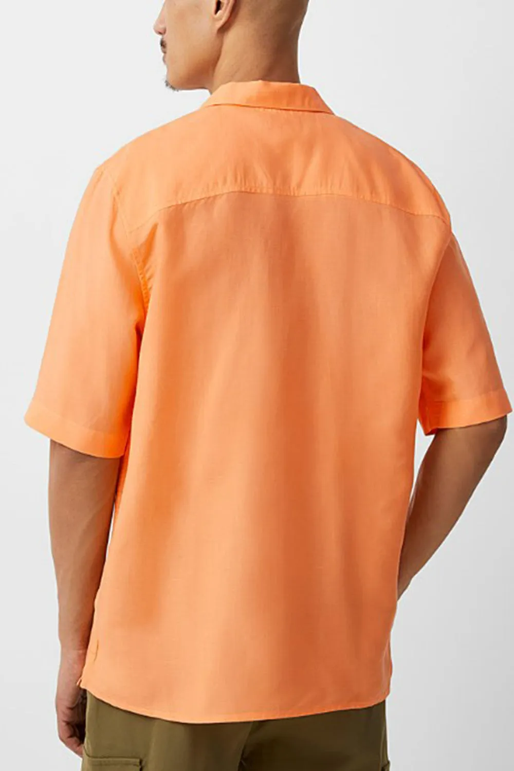 Charming Orange Mens Shirt