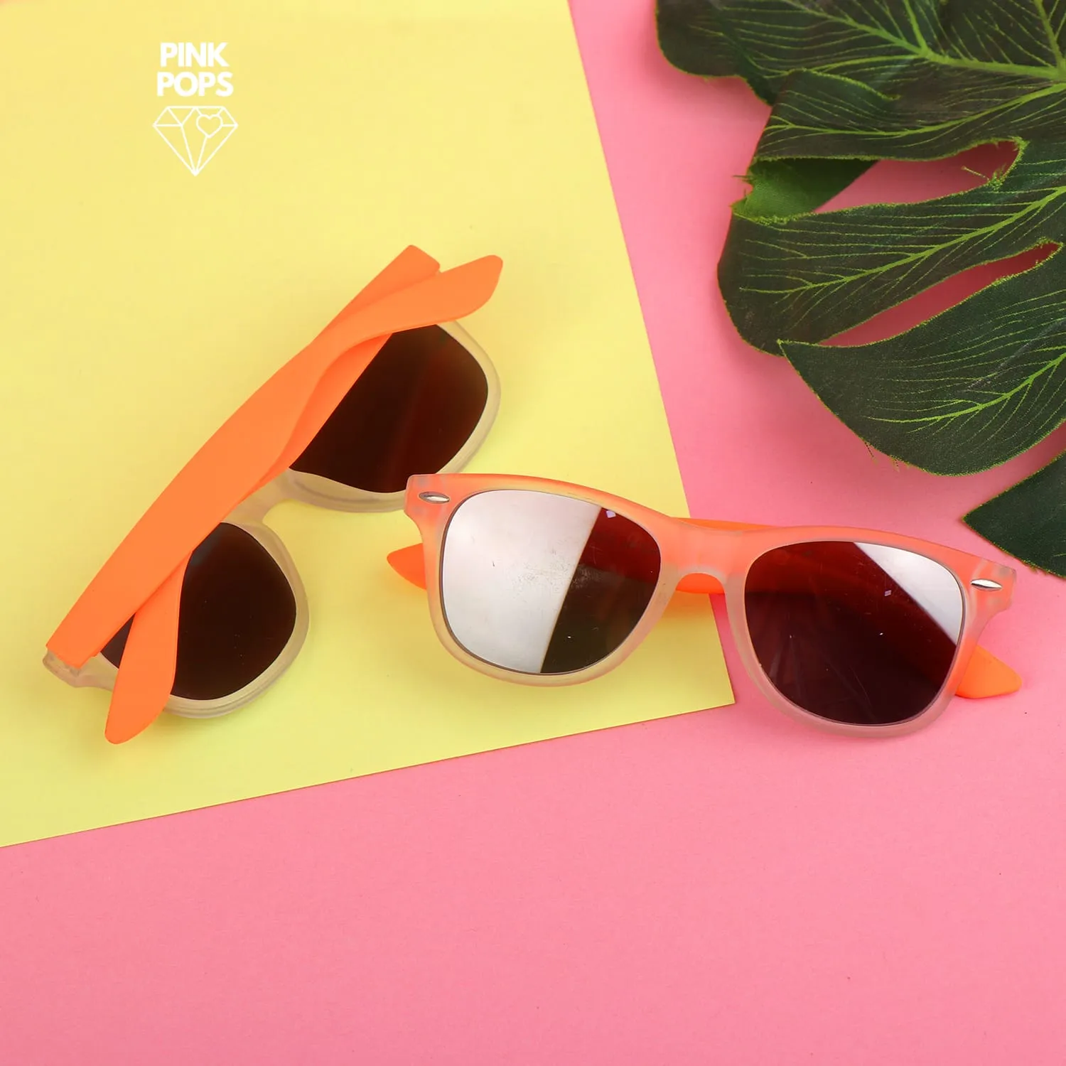 Charming Orange Sunglasses