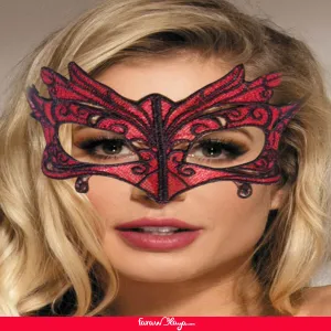 Charming Red Lace Eye Mask