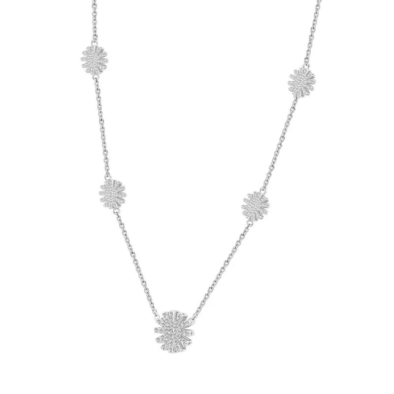 Charming Sunflower / Necklace Silver