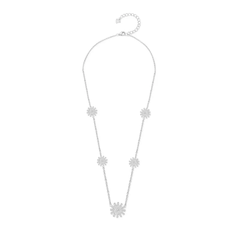 Charming Sunflower / Necklace Silver