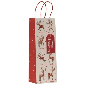 Christmas Team Santa Bottle Bag