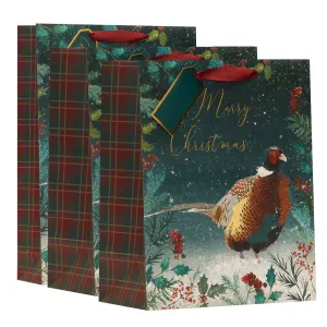 Christmas Wild Pheasant Gift Bag