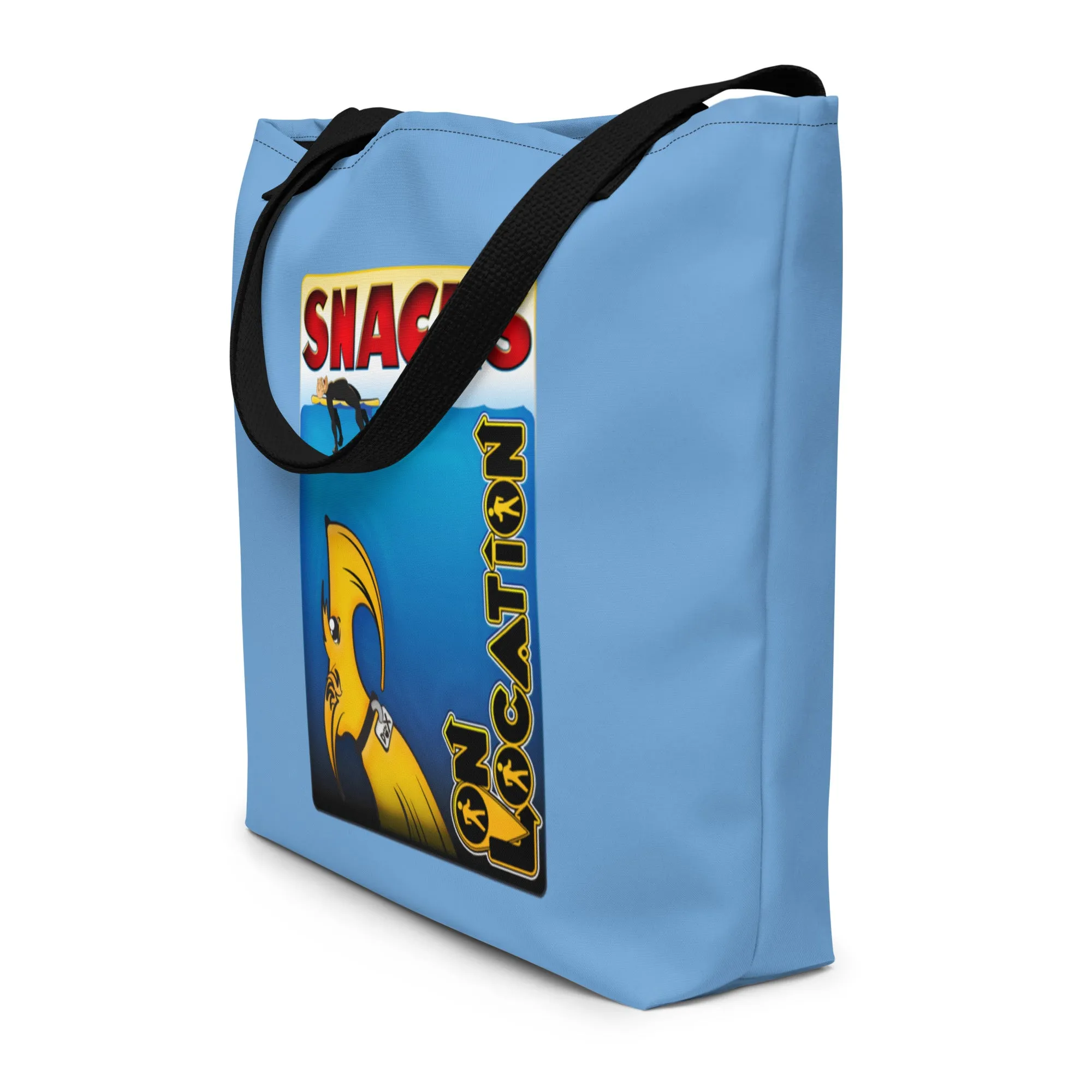 Cold Water Surfing Beach Bag (ocean blue)