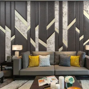 Custom Mural Wallpaper Modern Fashion Geometric Pattern (㎡)