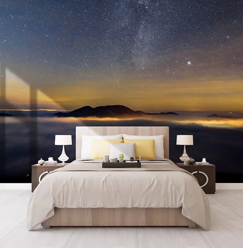 Custom Wallpaper Mural Modern Universe Starry Sky (㎡)