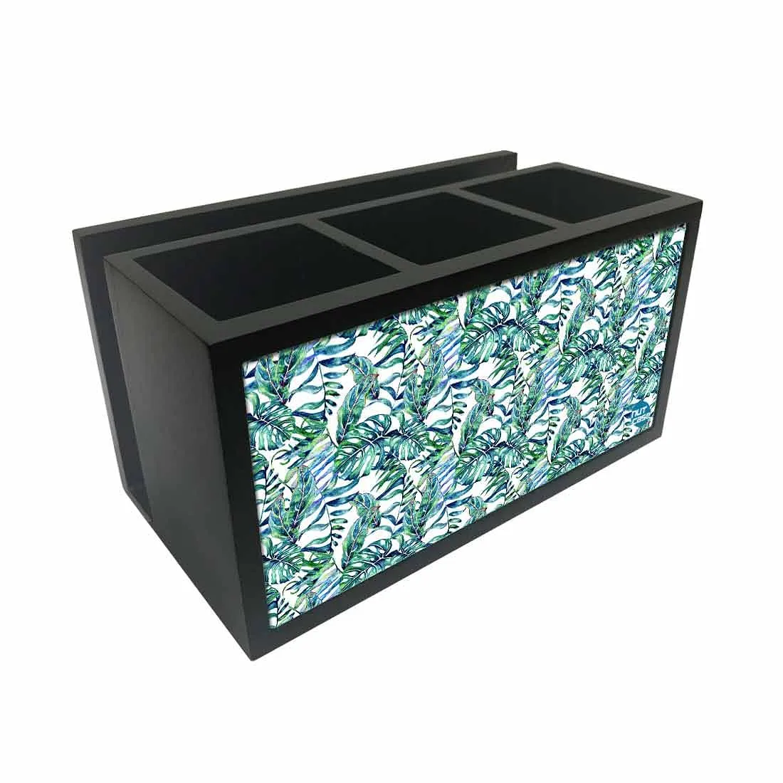 Cutlery Tissue Holder Napkin Stand -  Tropical Leaf