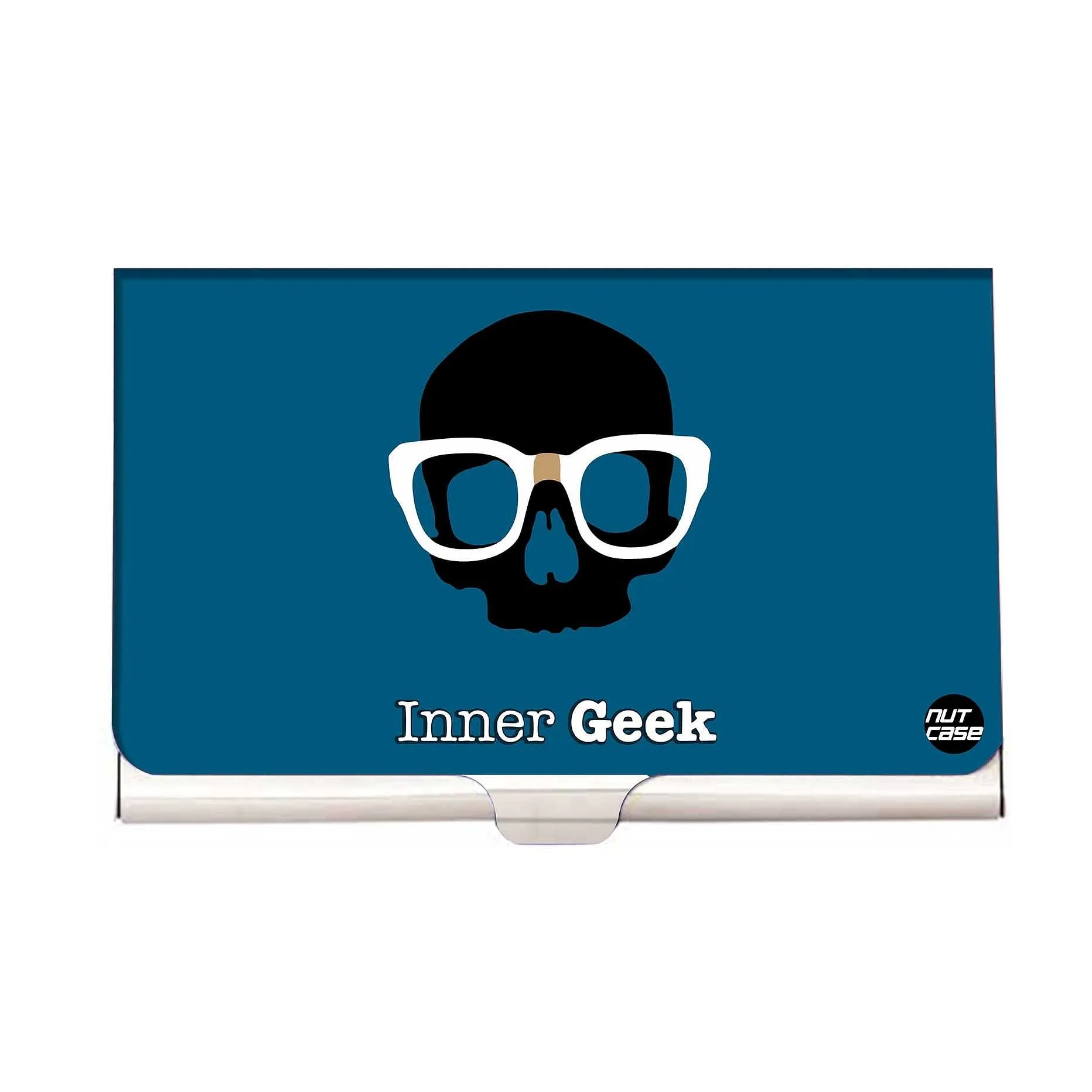 Designer Visiting Card Holder Nutcase - Inner Geek