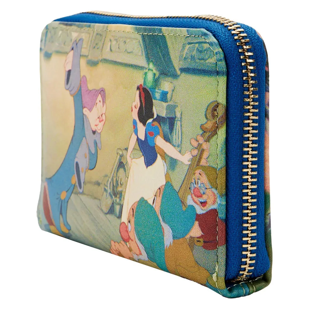 Disney Snow White Scenes Zip Around Wallet