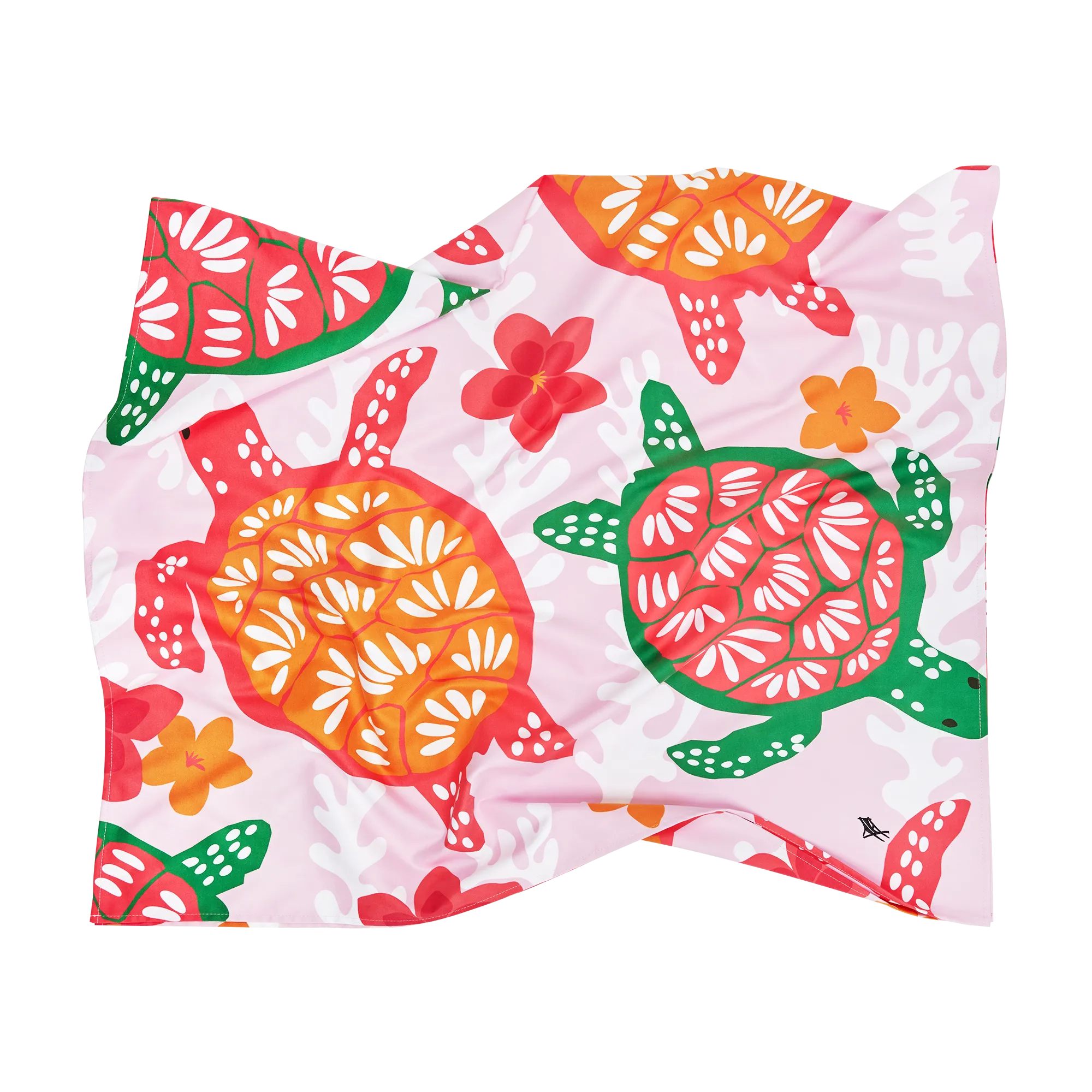 Dock & Bay Quick Dry Towel: Turtley Tropical