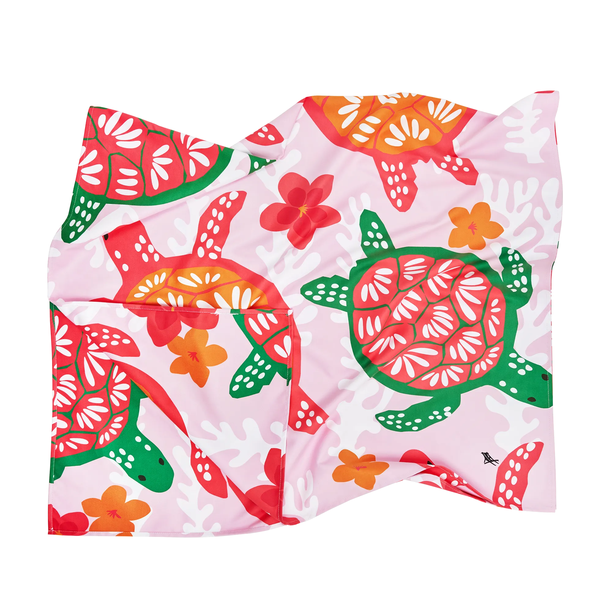 Dock & Bay Quick Dry Towel: Turtley Tropical