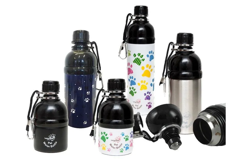 Dog Water Bottle, Lick 'n Flow, Black