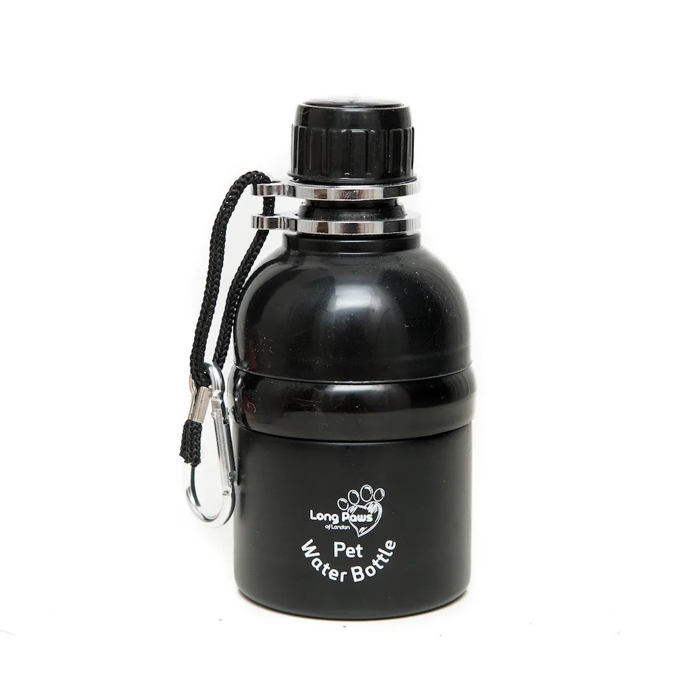 Dog Water Bottle, Lick 'n Flow, Black