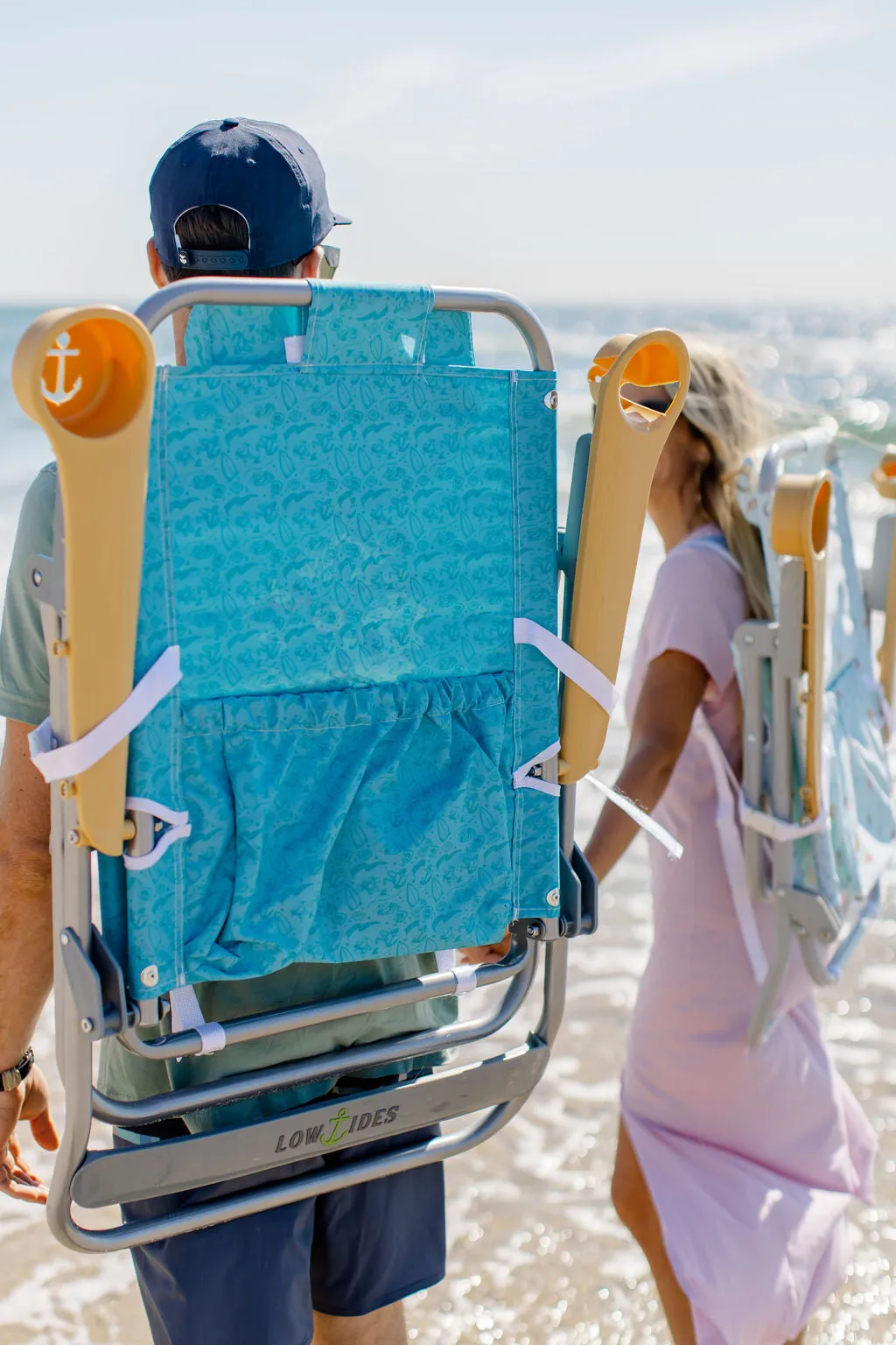 Dune High Beach Chair in The Gulls