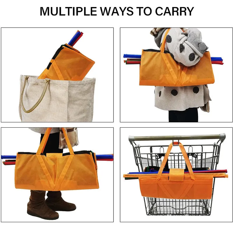 Eco-Friendly 4 Reusable Grocery Cart Trolley Bag